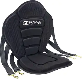 assento de caiaque, assento de caiaque ajustável universal, assento de barco de pesca com bolsa de armazenamento, assento de prancha de remo removível para caiaque, sup e canoa