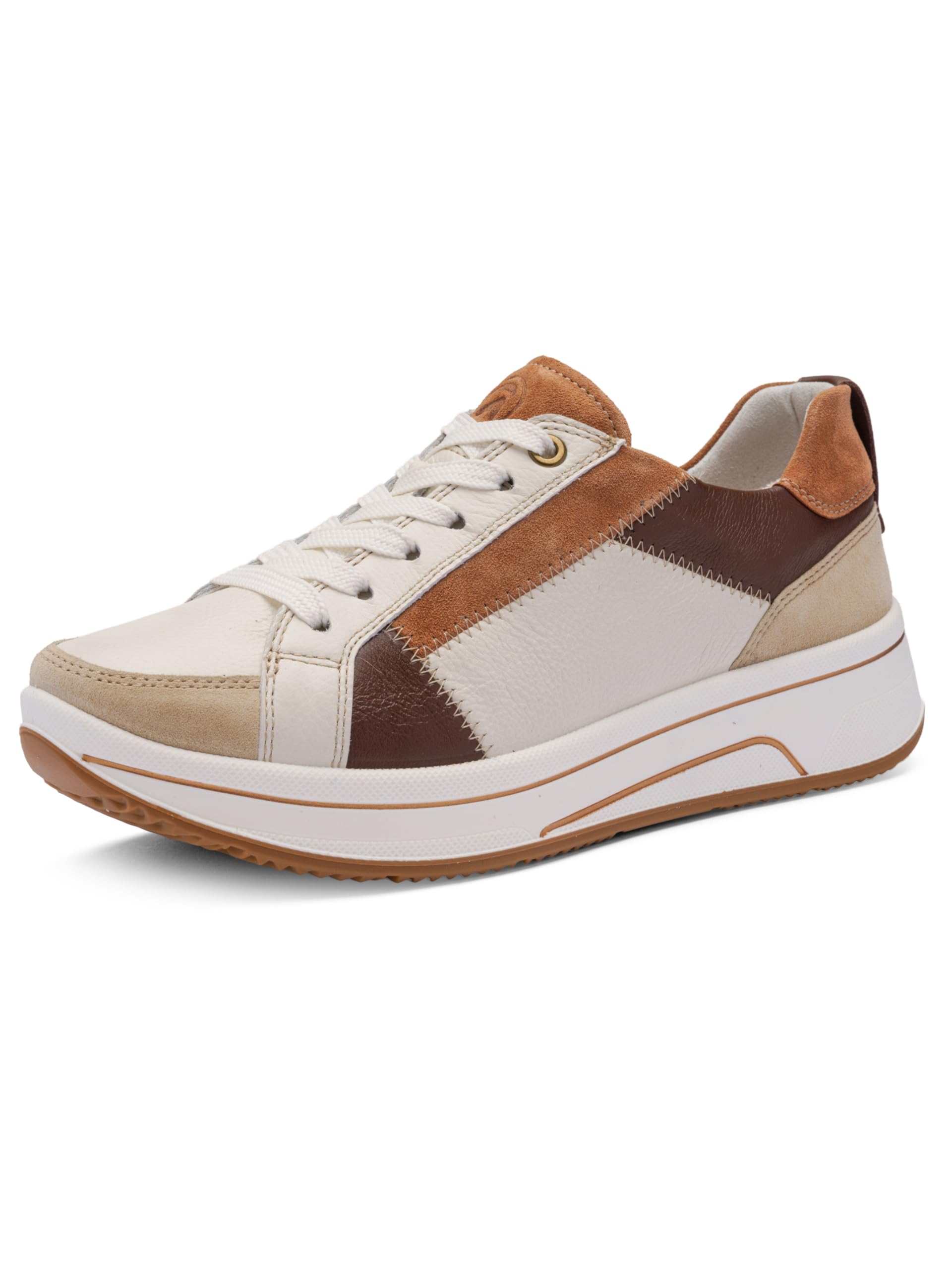ara Zapatillas Deportivas Sapporo para Mujer, Playa, Crema, Moca, Mousse, 41 EU Ancho