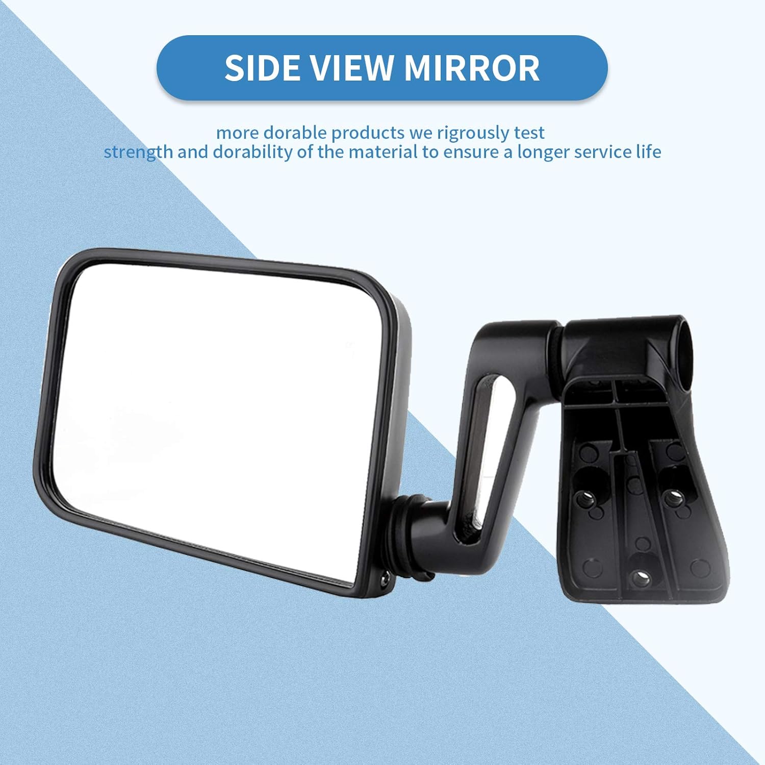 ECCPP Exterior Mirrors Replace with 1995 1997-2002 For Jeep Wrangler 1987-94 Models with Half Door Passenger Side 68084718