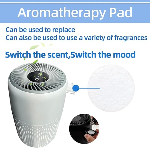 Miniatura 6 de Filtro de repuesto para purificador de aire, miniRF, compatible con LEVOIT Air Purifier Core Mini (2 filtros+4 almohadillas aromáticas)