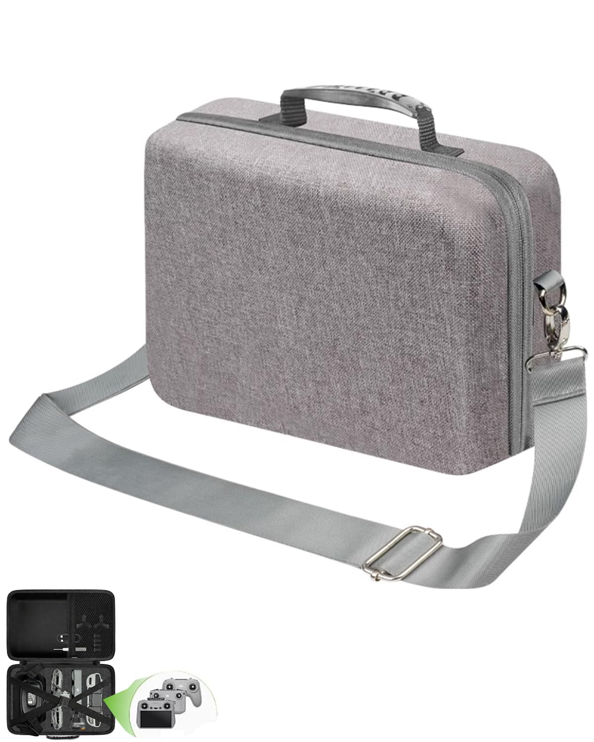 Funda de transporte para DJI Neo 2 Motion Fly More Combo, bolsa de hombro portátil de almacenamiento de viaje para gafas N3, RC Motion 3, hub de carga y otros accesorios para drones, Opción 4