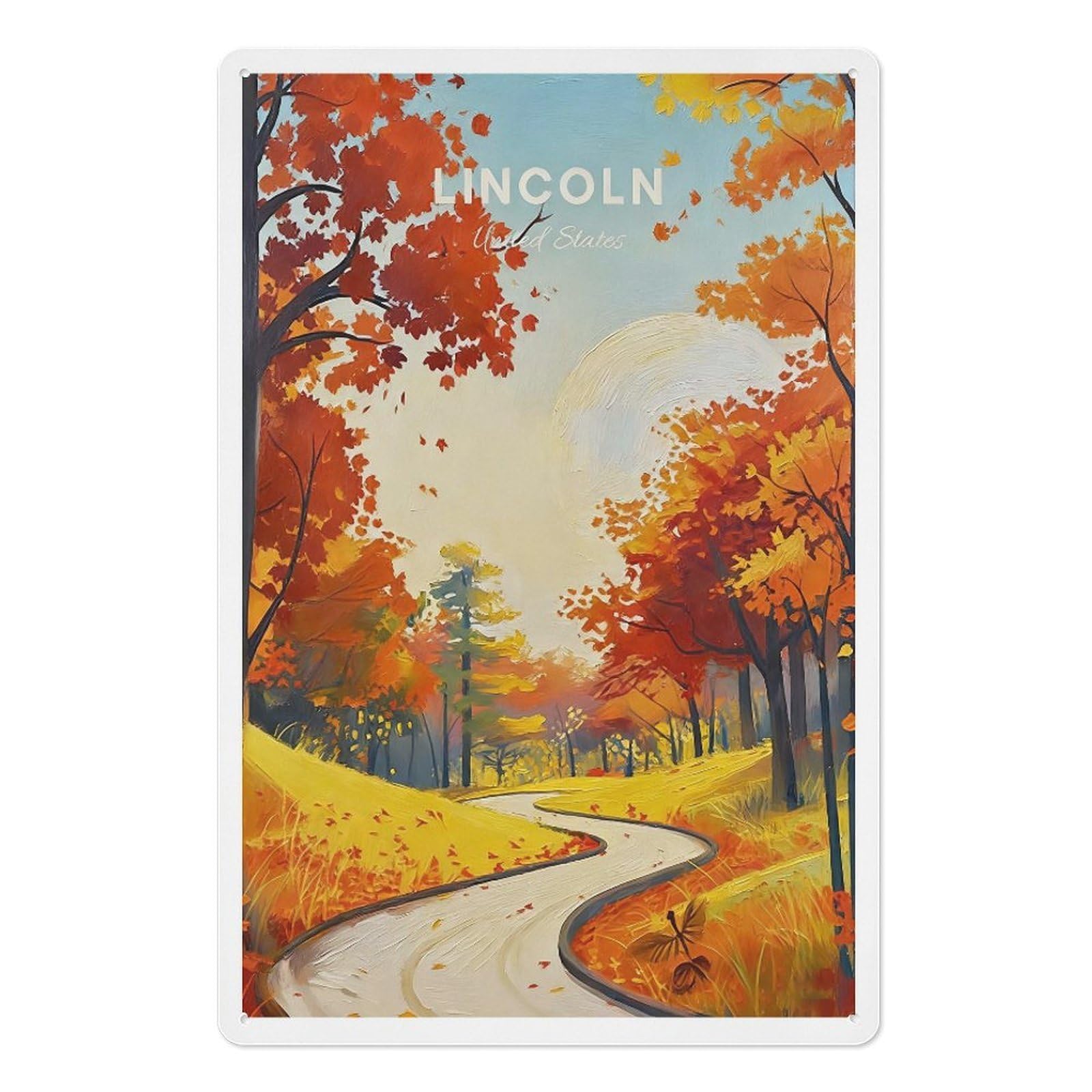 Retro Design Tin Painting Vintage Tin Sign 08x12inch(20x30cm) Wall Art for Home Office Bedroom Living Room Cafes Wall Decor