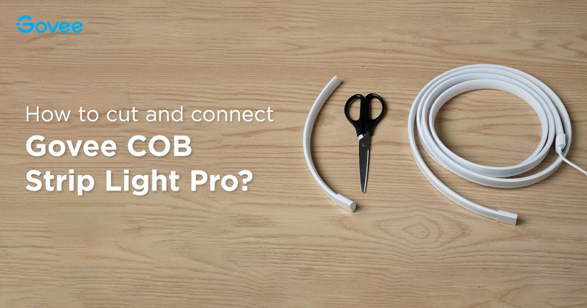Image of Govee 9.8ft COB LED Strip Light Pro, RGBICW Light with Warm White, WiFi
