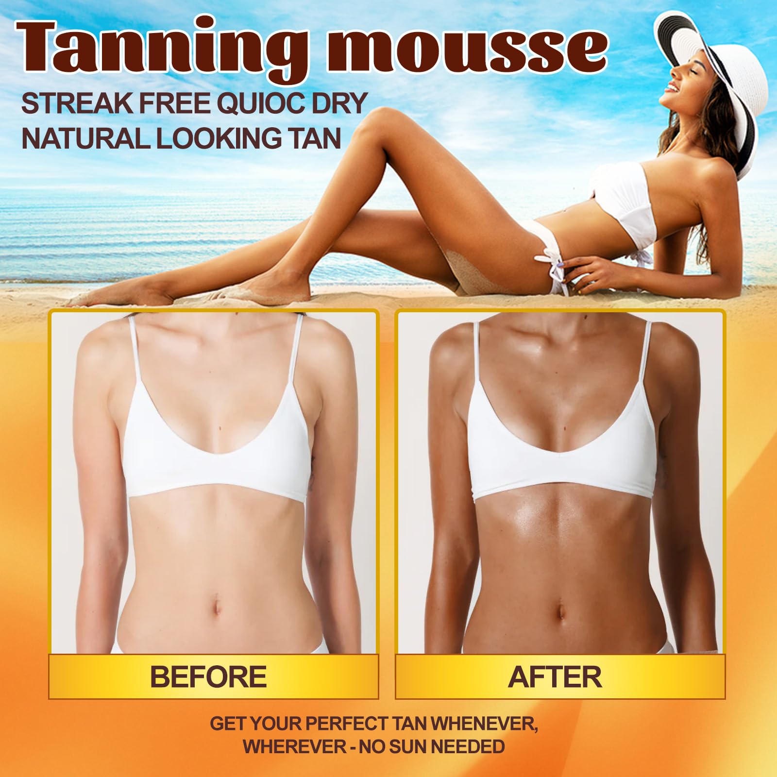 120ml Acelerador del Bronceado,potenciador del bronceadora,Crema Bronceado Rápido,Oscuro y Natural,Bronceadora Camas de Sol Para Resultados de bronceado oscuro,Tez bronceada duradera,nutre la piel