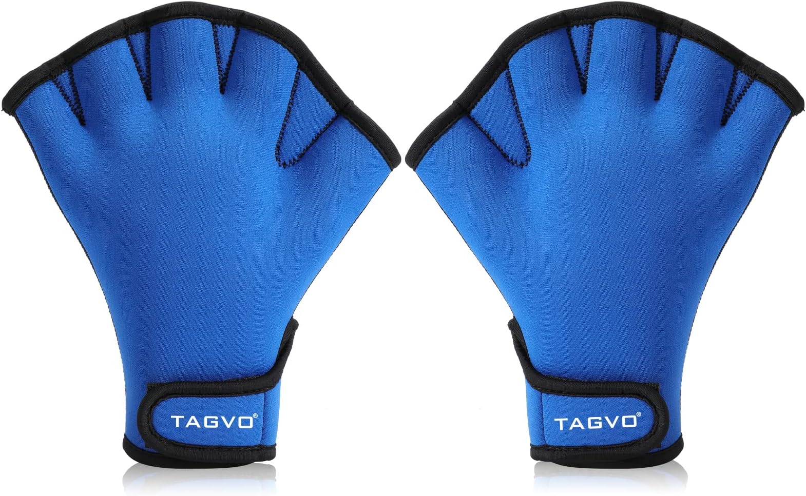 TAGVO Aquatic Gloves for Helping Upper Body Resistance, Webbed Swim Gloves Well Stitching, No Fading, Sizes for Men Women Adult Children Aquatic Fitness Water Resistance Training