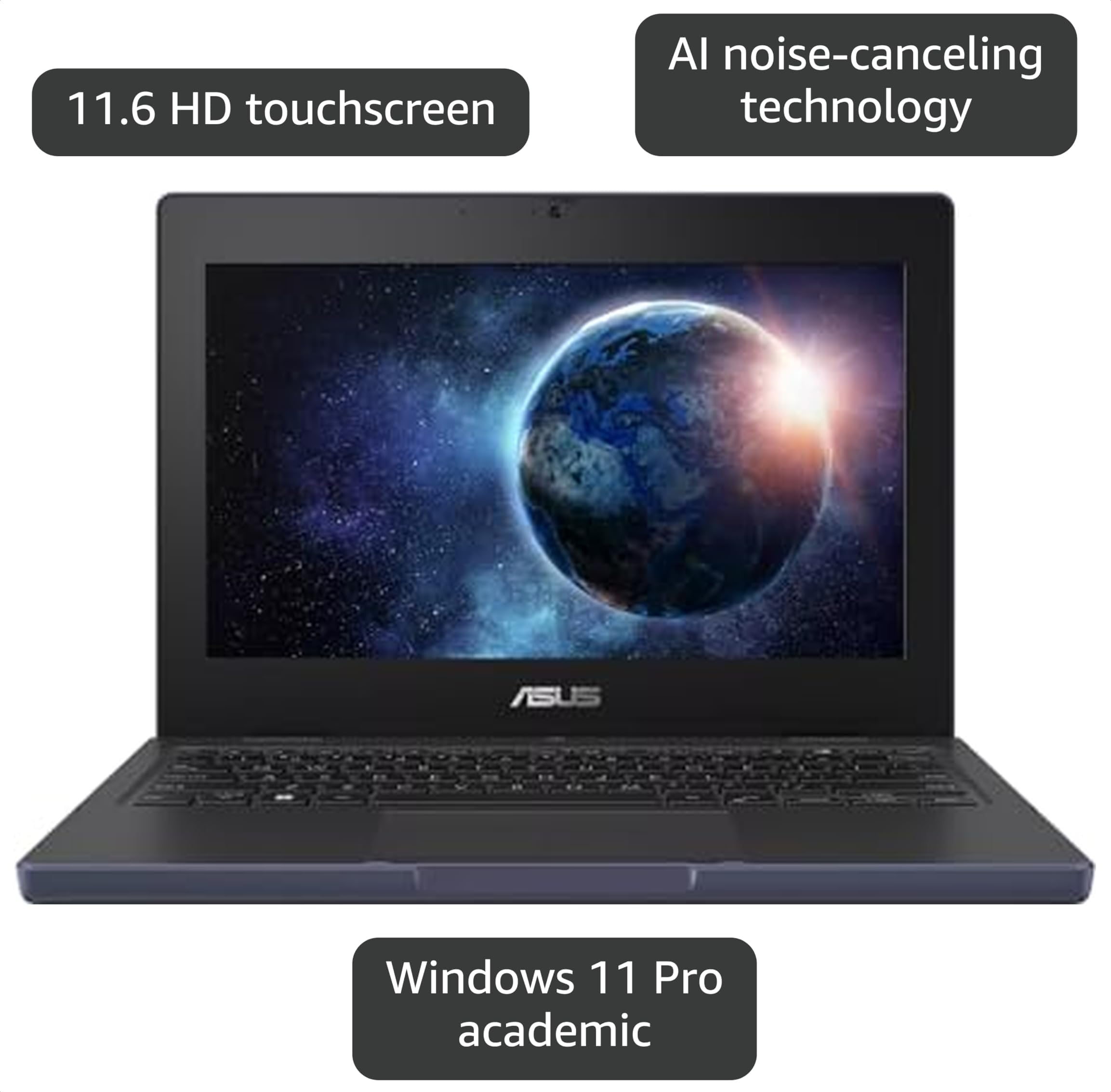 Amazon.com: ASUS BR Series/GREY/11.6 HD Touch(GF2)/N200/8GB/Intel