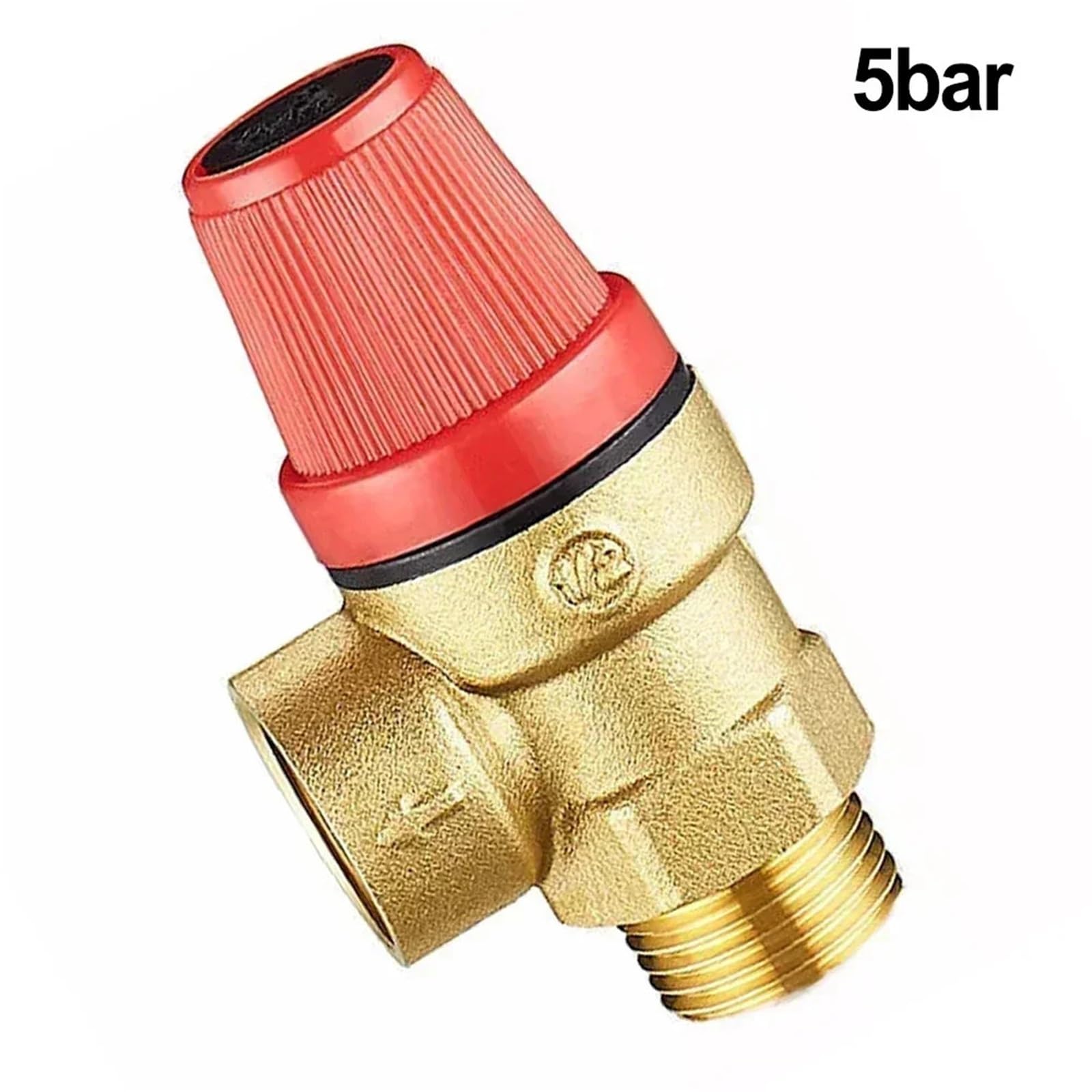 Valvola di scarico automatica in ottone per scaldabagno con valvola di sicurezza solare con valvola di limitazione della pressione (6 bar)