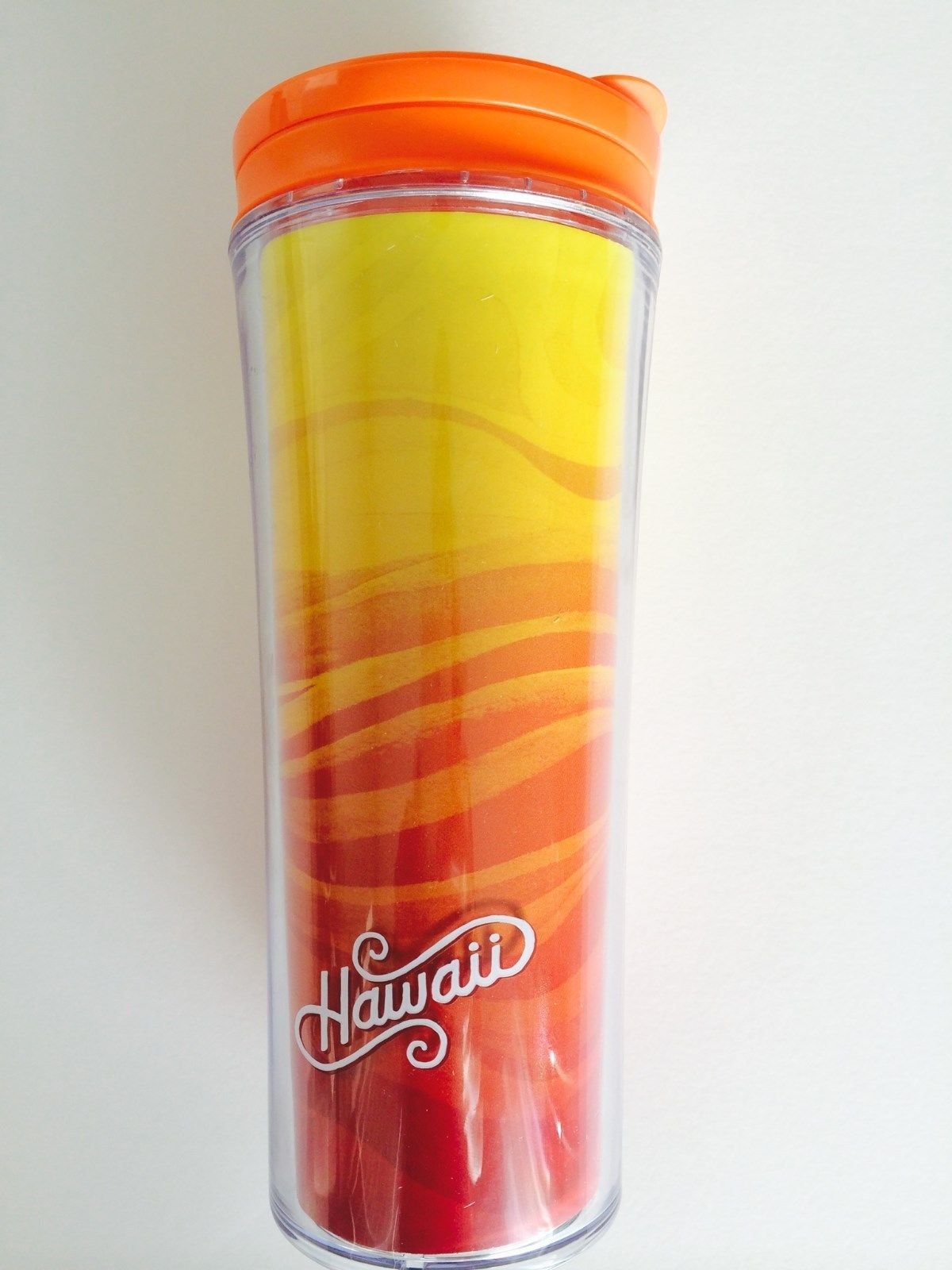 Starbucks Hawaii Lava Orange Tumbler, Travel Coffee/tea Cup 12 Oz