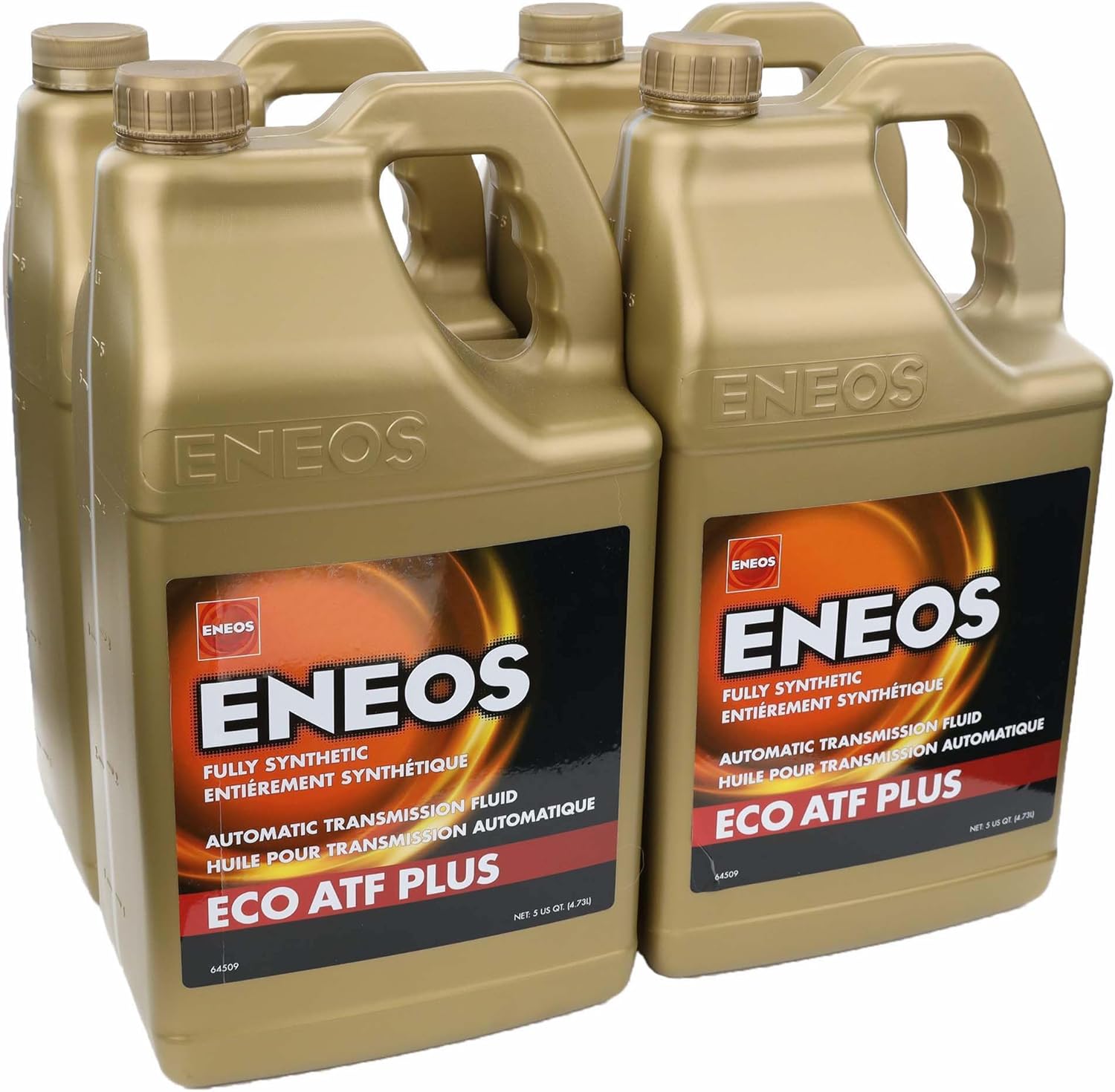 ENEOS 3111-323 ECO-ATF Plus Transmission Fluid Transmission Fluid, 5 Quart, 4 Pack