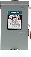 Vista 3 de Siemens GNF322RA - Interruptor de seguridad de 60 amperios, 3 polos, 240 V de servicio general, serie compacta, no fusible, exterior