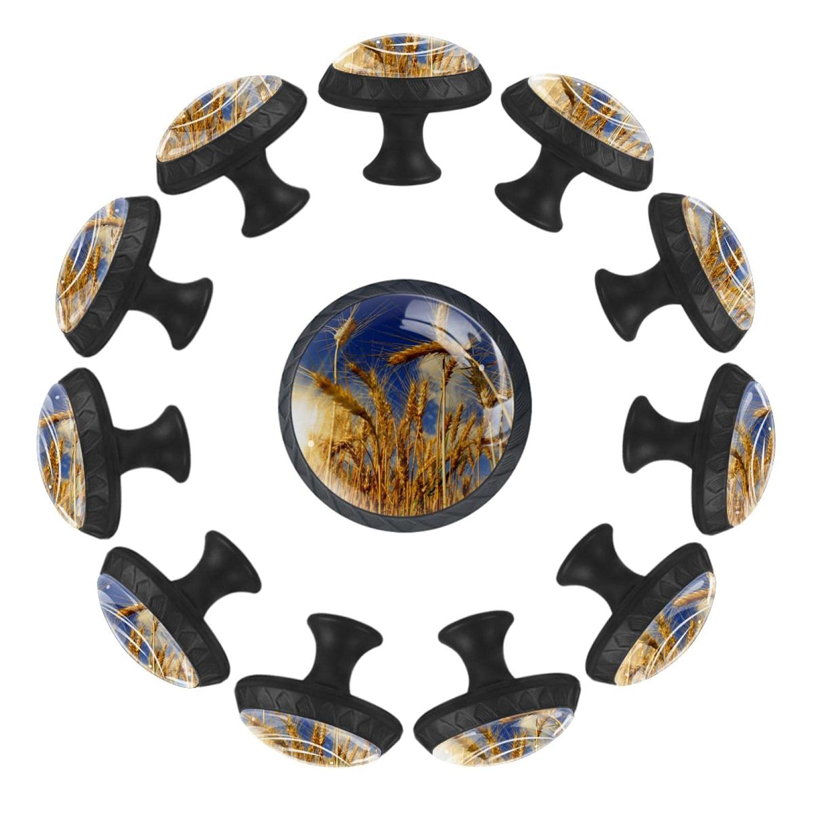 Rénover une commode de chambre avec le lot de 12 boutons ronds en roseaux 35 mm