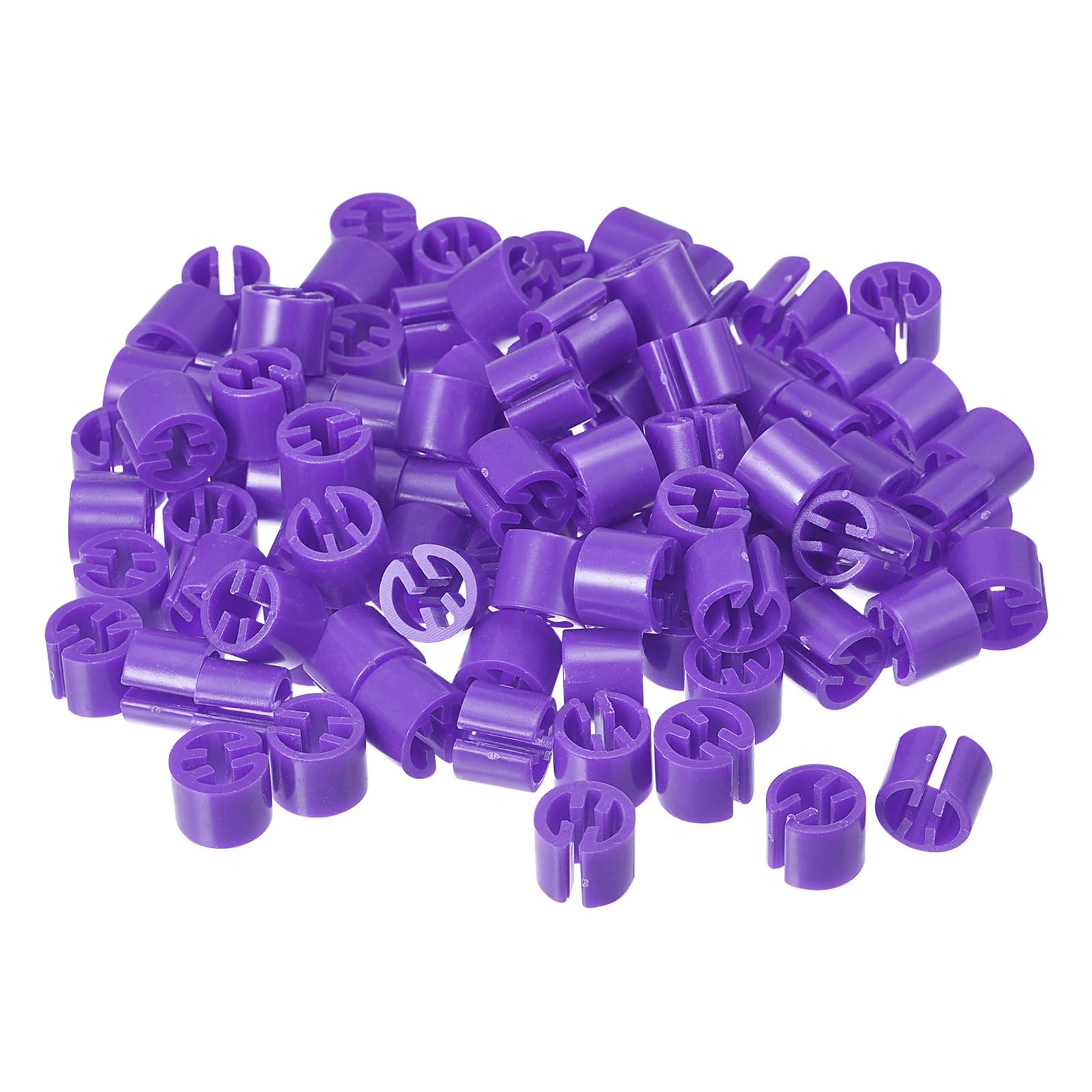 sourcing map Appendiabiti Marker 4 Dimensioni Fit 3,5 mm Asta per Indumento Colore Codifica 4 Colore Conteggio 100