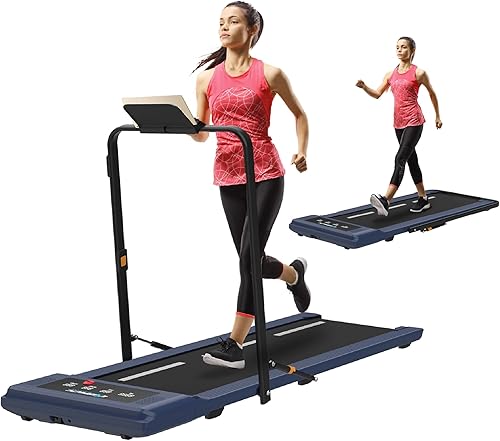 Exerpeutic Caminadora de ejercicio para caminar y trotar de alta resistencia de 400 libras de capacidad, equipo de entrenamiento de gimnasio en