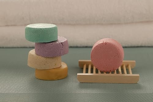 Miniatura 5 de Paquete de barras de champú y acondicionador totalmente naturales, hechas a mano y sin sulfato, barra de bergamota y acondicionador para el cabello,