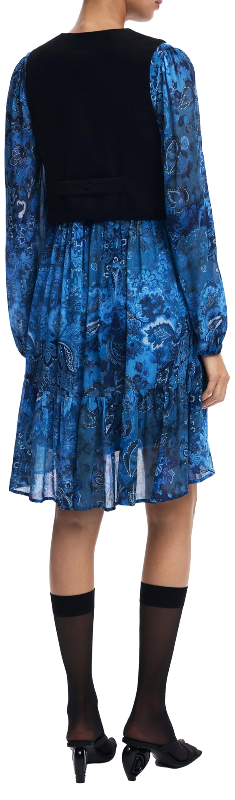 Desigual Vest_Chaleco Casual Dress Mujer (Pack de 1)