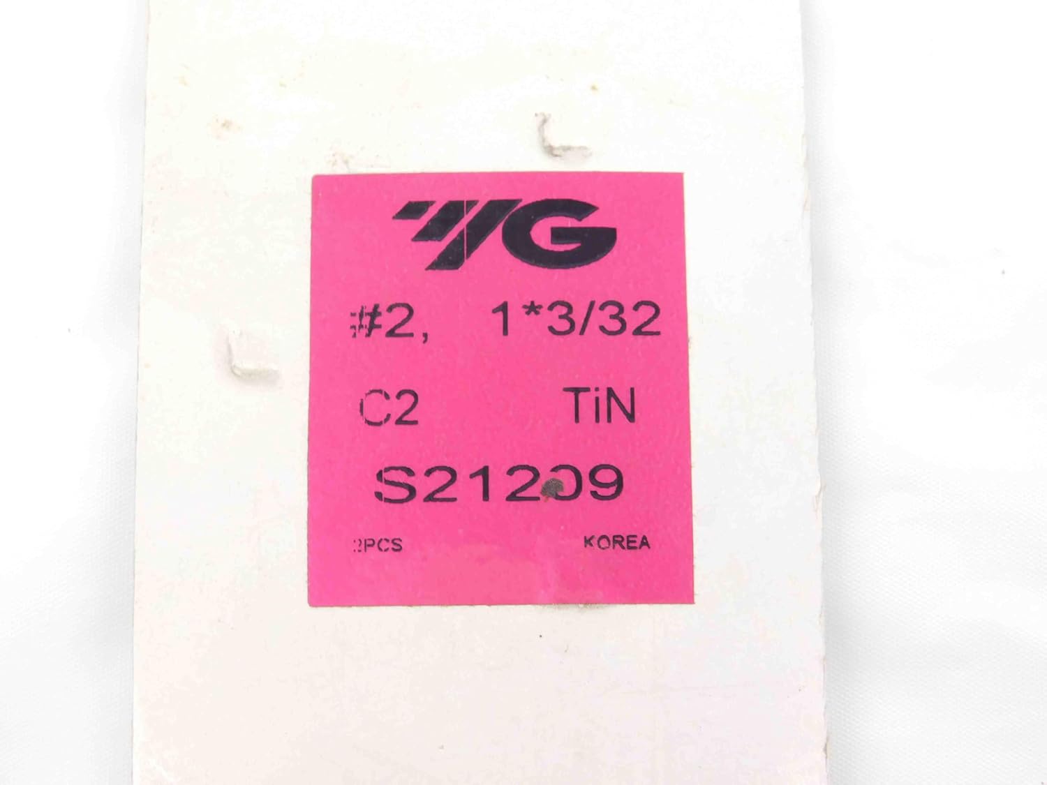 2pcs New YG1 1 3/32 Series #2 C2 S21209 TiN Coated Carbide Spade Drill Inserts - DCT-DM2547