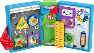 Baby Learning Toy Laugh & Learn 123 Schoolbook with Music Lights & Activities for Developmental Play Infants Ages 6+ Months