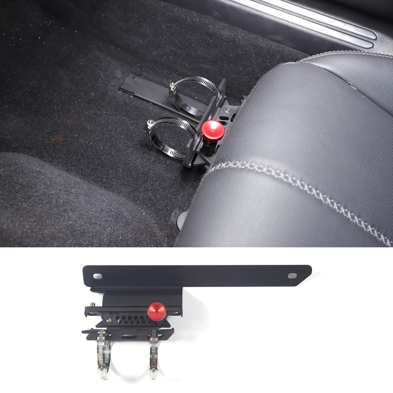 Quick Release Fire Extinguisher Holder Mount for Mazda MX-5 Miata 2016-2025 Accessories, Co-Pilot Under Seat Adjustable Roll Bar Fire Extinguisher
