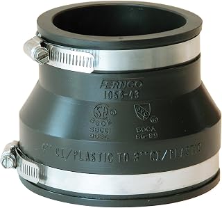 Fernco P1056-43 Flexible PVC Pipe Sleeve Couplings
