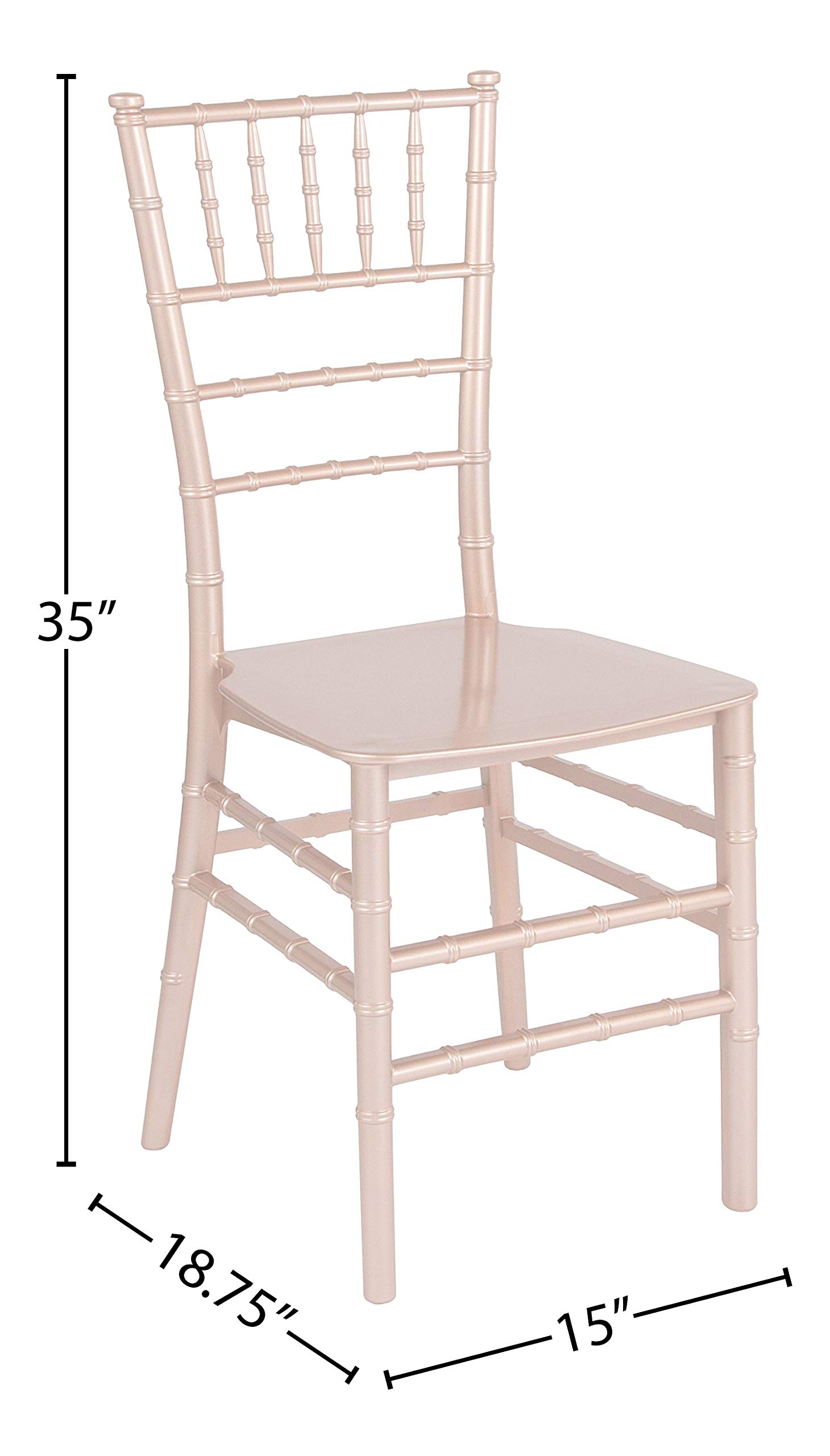 Amazon.com: Flash Furniture HERCULES Series Rose Gold Resin