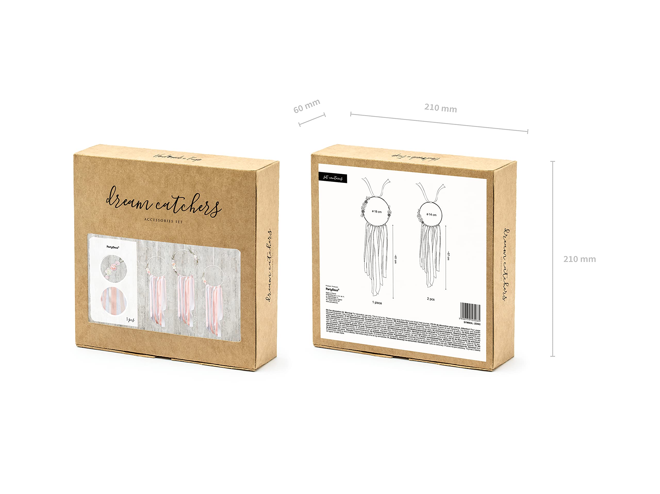 Pink Dream Catcher Decoration Kit - Image 4