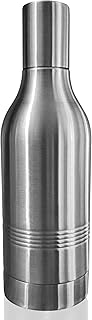 CUULii Skinny, Slim, Thinner Insulated Wine Tumbler - Stainless Steel Double Walled Wine and Champagne Bottle Cooler - Portable Wine Chiller with BPA-Free Neoprene Liner - Black (750ml)