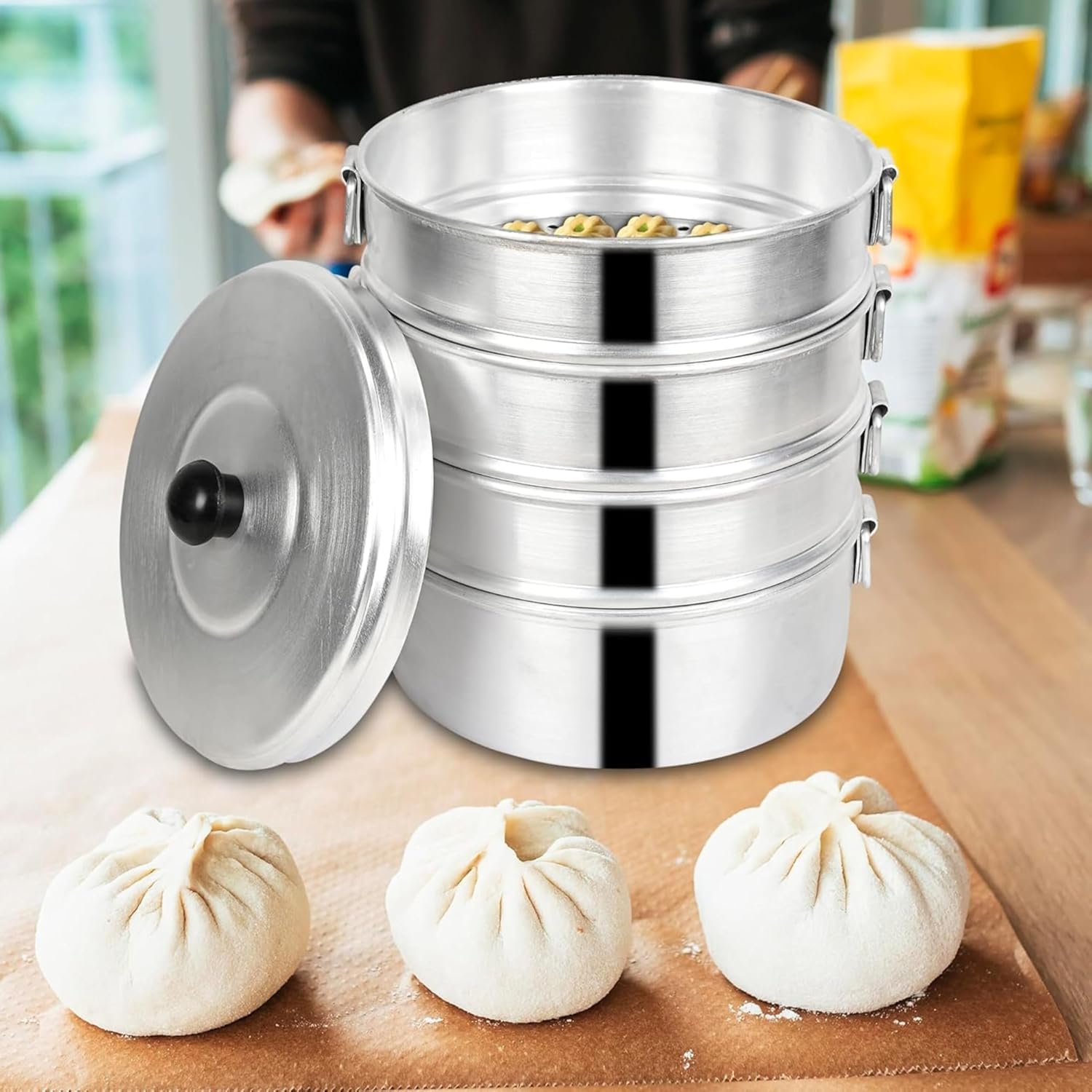【CLASSIC】モモポット 20cm Momo Steamer Amazon.com: ROLLYWARE Premium Aluminium Momos Steamer Medium Size