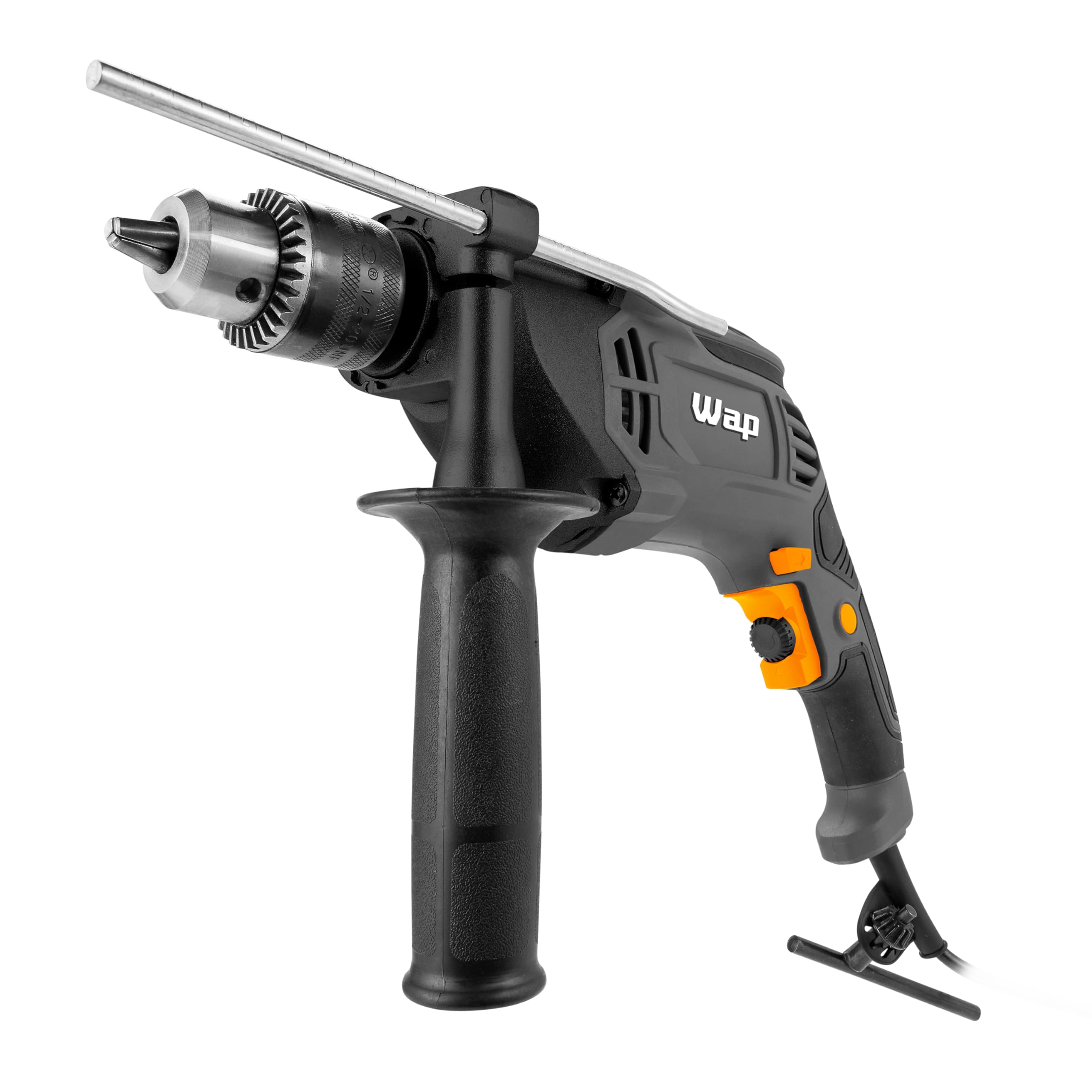 WAP Furadeira Parafusadeira de Impacto WF 1000FE 1/2" com Seletor de Velocidade e Limitador de Profundidade 22Nm 1000W 220V