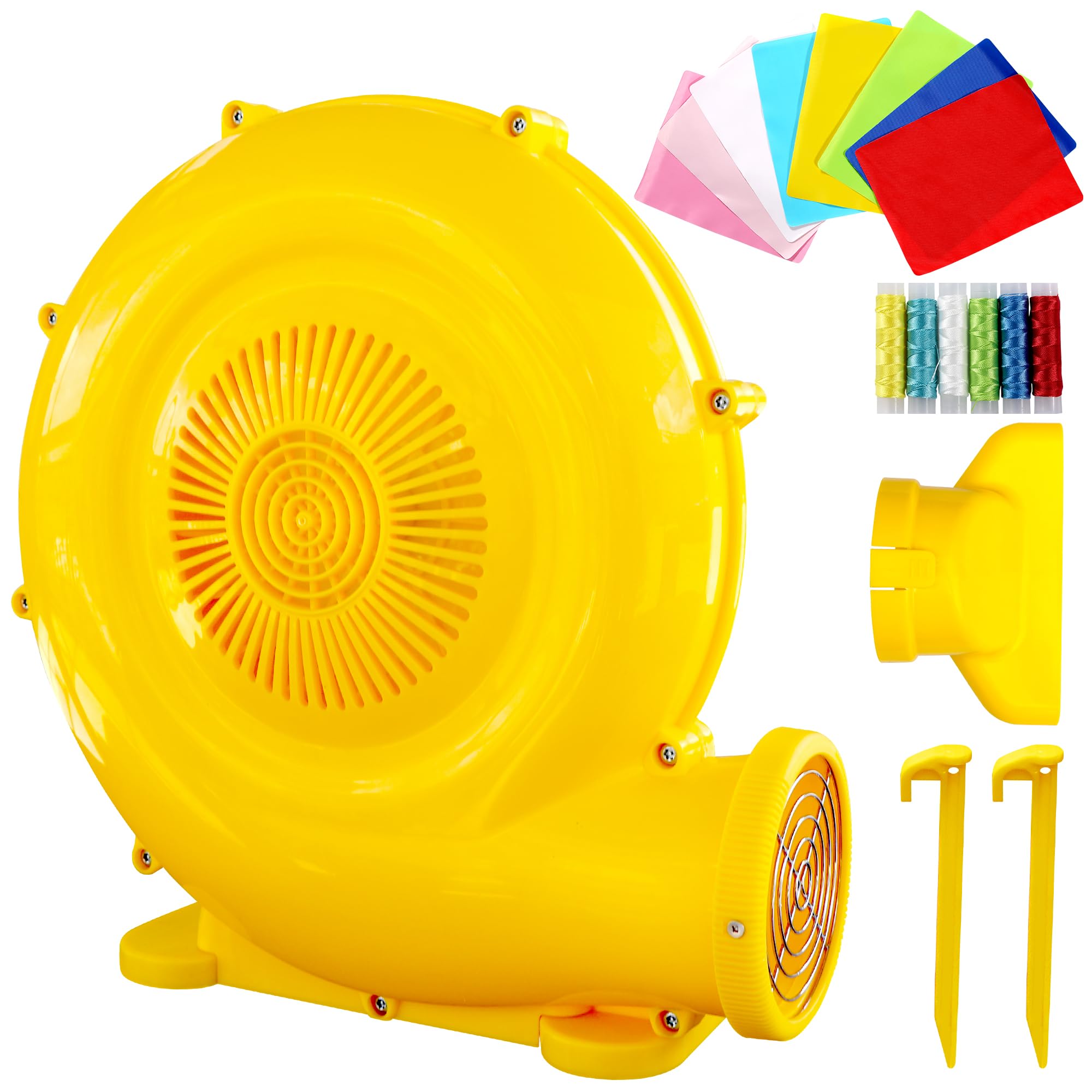 Photo 1 of WELLFUNTIME 650W Yellow Air Blower for Inflatables