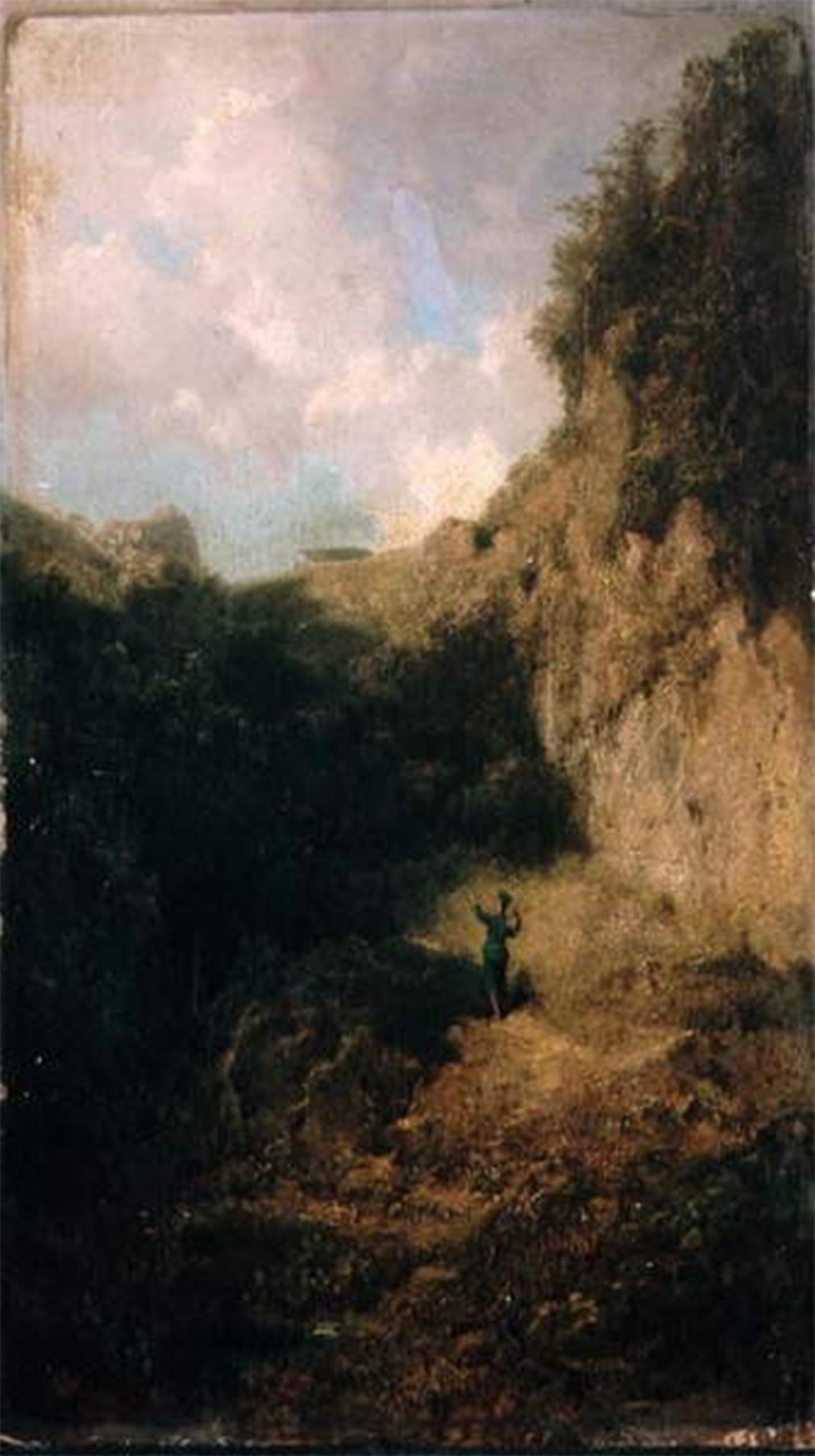 POSTERIIk Famous Print Pop Art Wall Art Graffiti Bavarian Mountain Landscape by Carl Spitzweg Art Prints for Home Decor 60x90cm