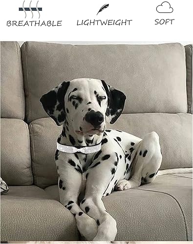 Miniatura 4 de Collar de perro para perros pequeños, collares ajustables de cuero de gamuza para perro, collar de perro rosa para gato, collar de perro con