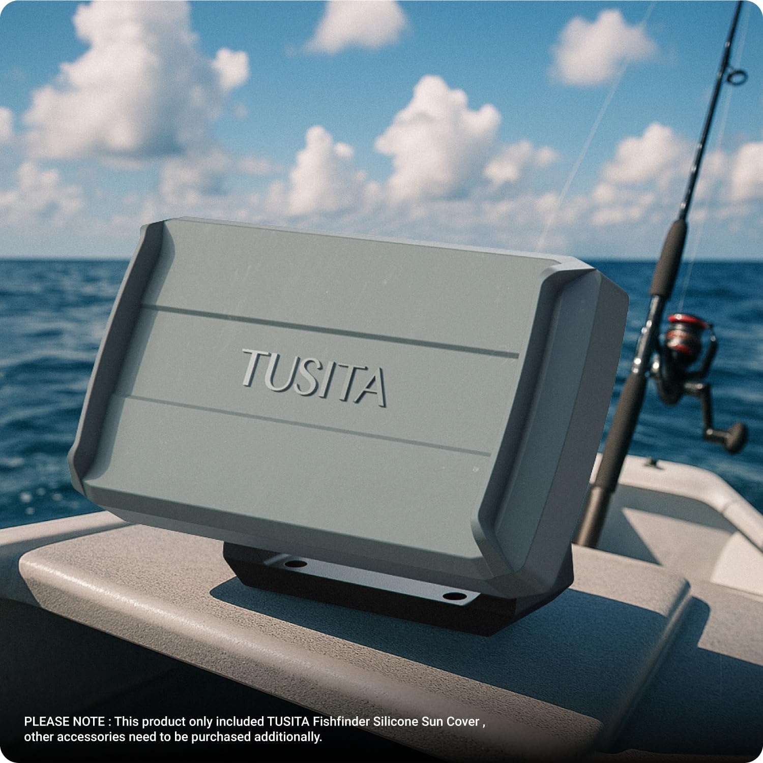 TUSITA Coque en caoutchouc compatible avec Humminbird Helix 5 Series