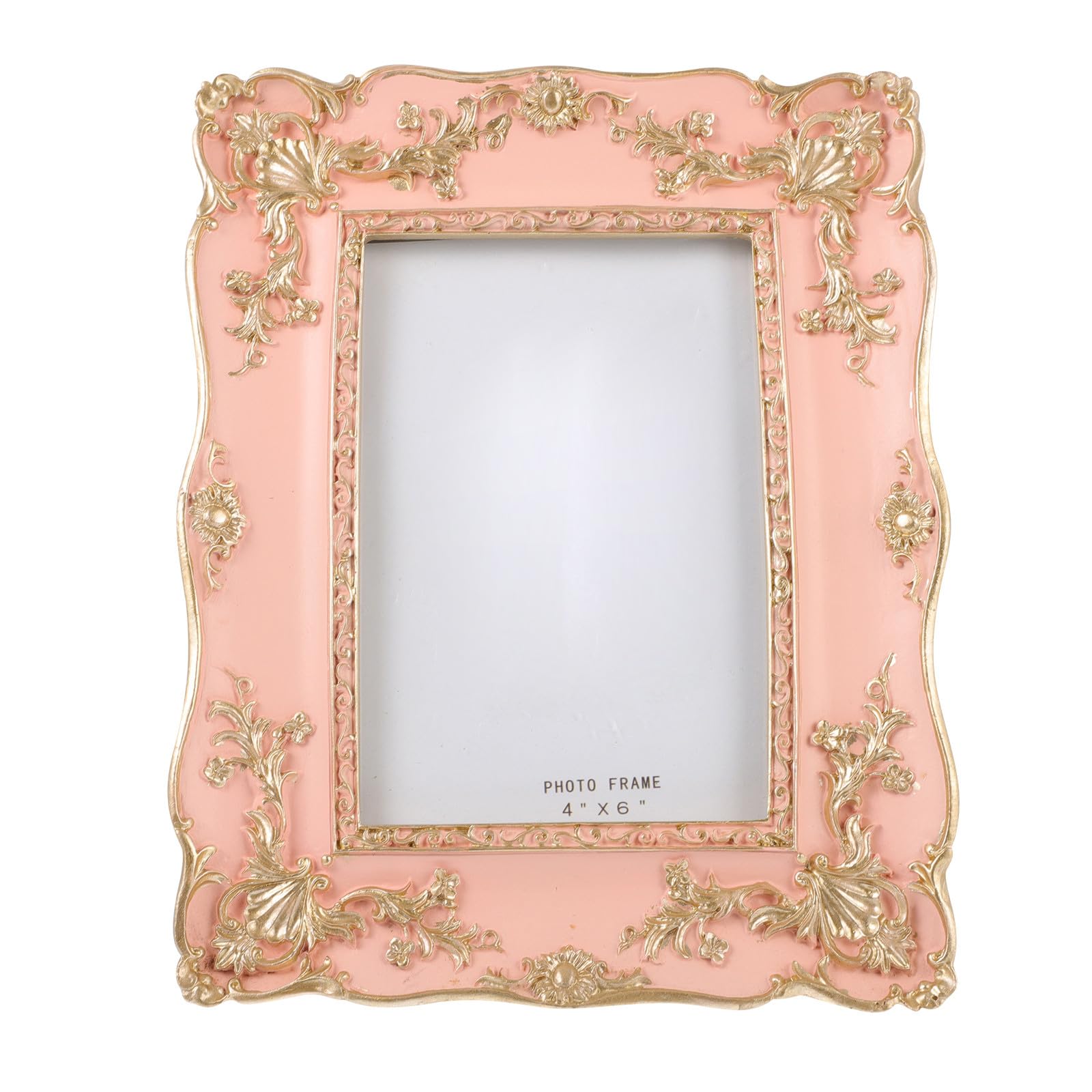 Cadre photo rétro motif floral vintage, idée cadeau ornement table