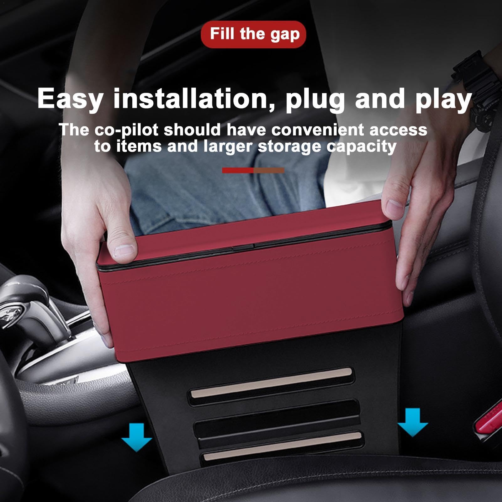 Tra il riempimento del seggiolino auto, organizer per sedili