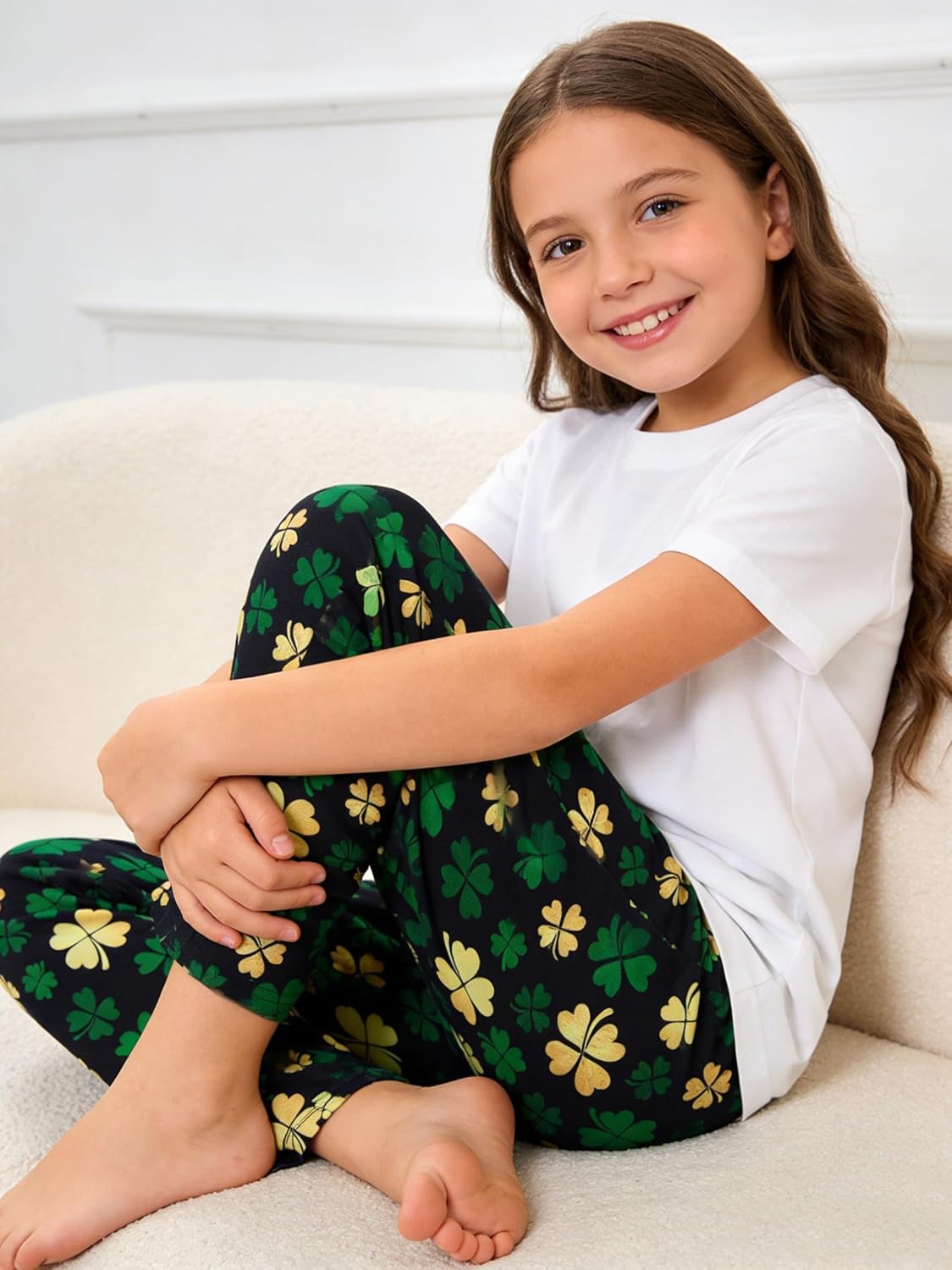 BFUSTYLE Kids Pajama Pants Drawstring Pyjamas Boys Girls Loose Holiday Trousers 7-14 Years Pj Bottoms - Image 7