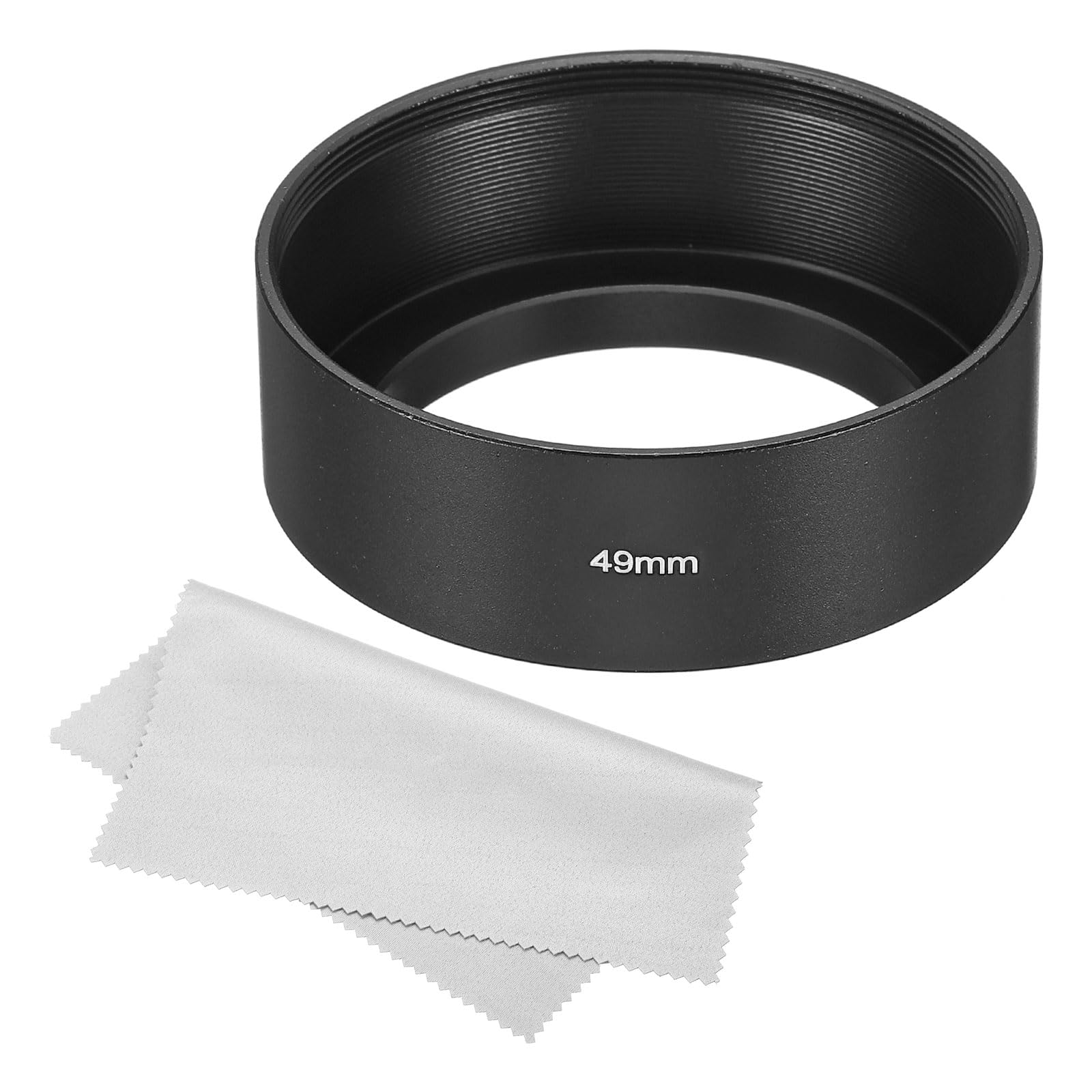PATIKIL Objektivblende 49mm – Matte Schwarze Blende Für Kameraobjektive
