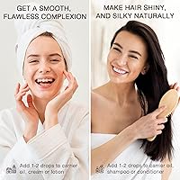 Vista 4 de Aceite esencial de lavanda MUNUSNA, aceite de lavanda puro y natural 100ML, aceites esenciales de grado premium para cabello, cuerpo, piel, difusor