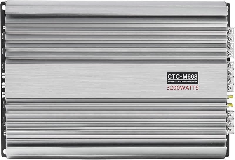 YaeCCC Car Amplifier 4 Channel,Amplifier Car Audio,3200W Car Amp Full Range | 12V 4ch Amp Car Stereo Power Amp for Sub,Multichannel Amplifier System