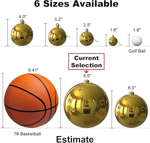 Vista 1217 de 18 esferas medianas decorativas navideñas para árbol de Navidad, inastillables, para colgar, color púrpura, 2.5 pulgadas, paquete de 18