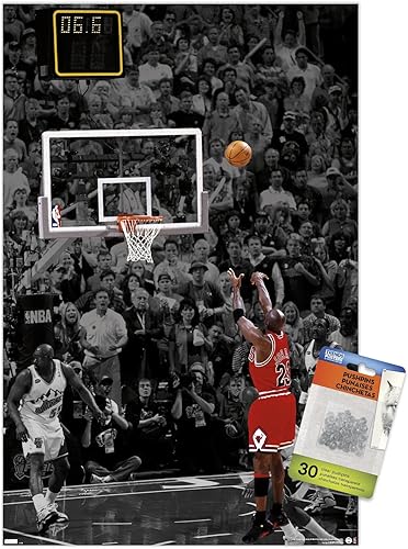 Miniatura 7 de Michael Jordan - Póster de pared con pasadores