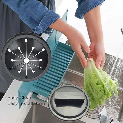 Miniatura 7 de Eliminación de basura de 3 pulgadas, tapón de fregadero universal de goma para desechos de alimentos, protector contra salpicaduras y tapón de