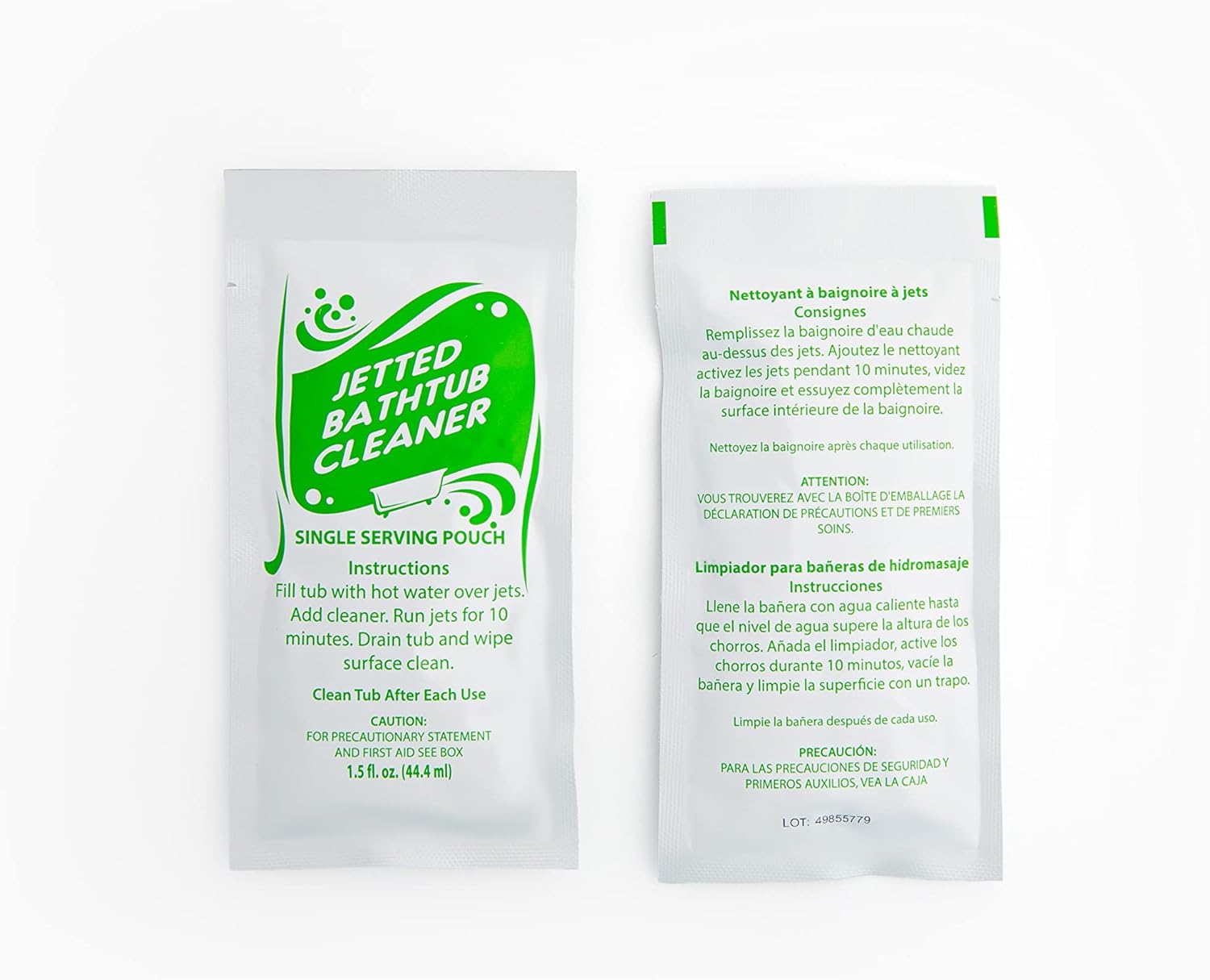 Oh Yuk Jetted Bathtub Cleaner Concentrate Case of 100 1.5 Ounce Pouches