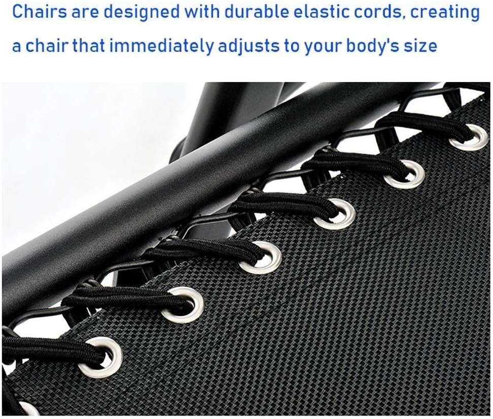 Garden Outdoor Extra Large Zero Gravity Rocking Patio Lounge Chair Home Lounge Chair Folding Beach Deck Chair with Cushion Support