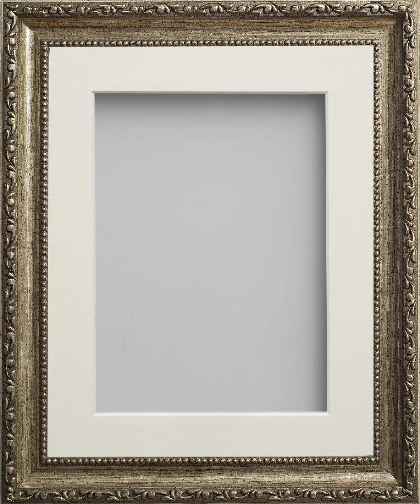 Frame Company Brompton Bronze 8x6 Photo Frame with Ivory Mount for 6x4
