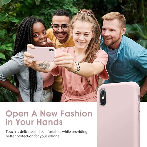 Miniatura 7 de Flyzoo Liquid Silicone Case for iPhone XXS (5.8''), Scratch-Resistant, Anti-Fingerprint, Shockproof Protective Slim Fit Phone Case, 4-Layer Cover