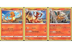 Charizard 010/078 Pokemon Go Foil Evolution Card Lot Charmeleon Charmander