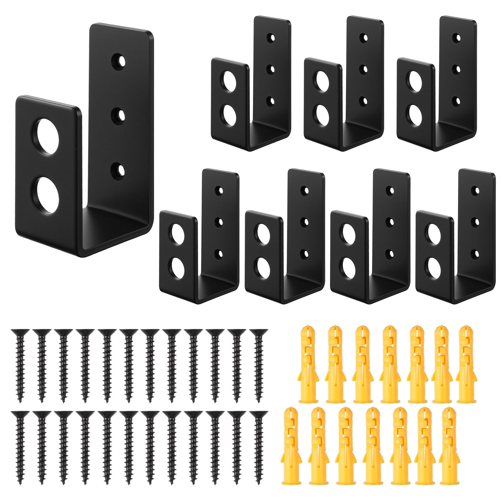 Supports de barricade de porte en U pour la sérénité de votre abri de jardin et maison