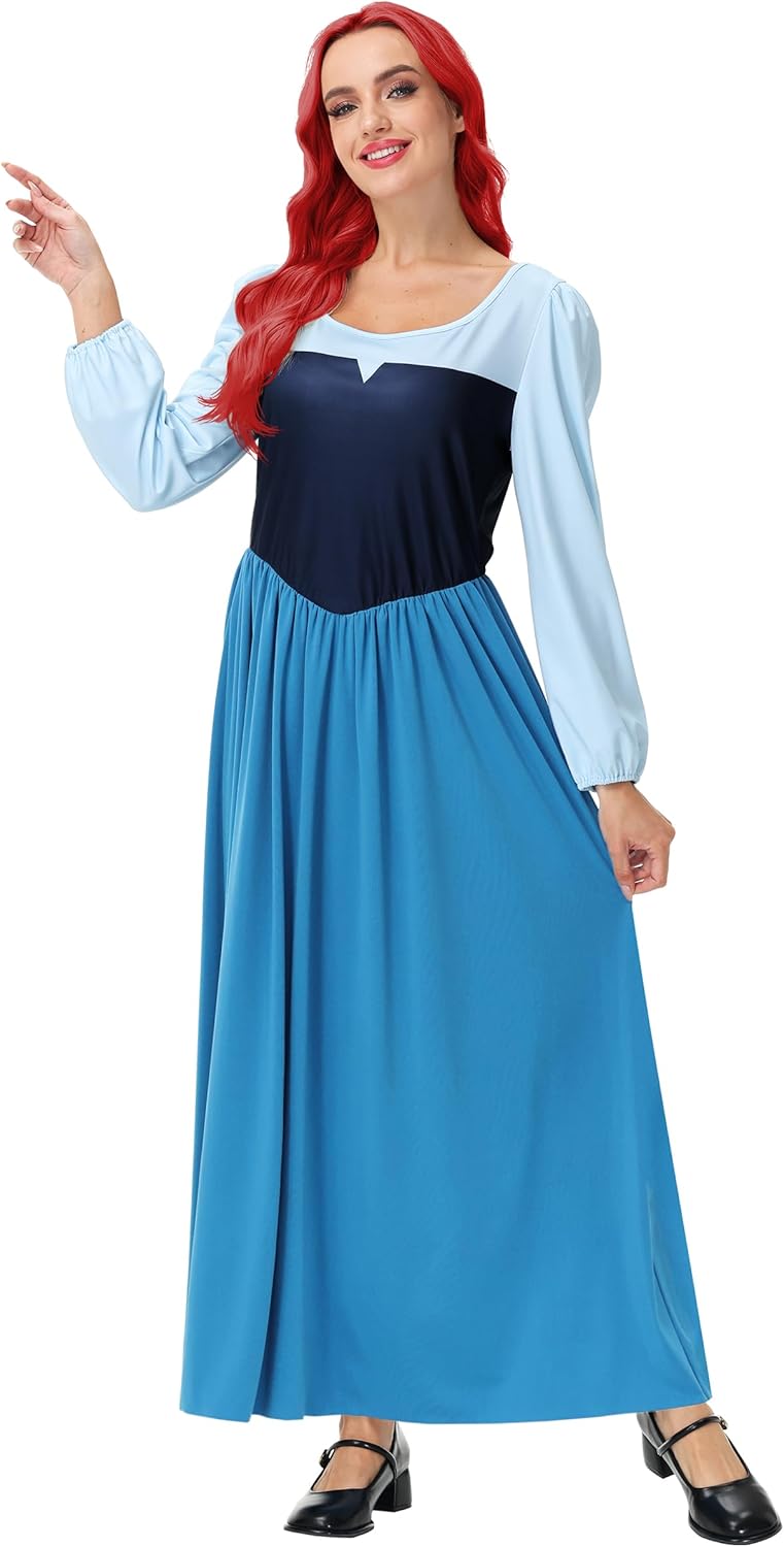 Remimi Womens Halloween Costume Mermaid Princess Dress