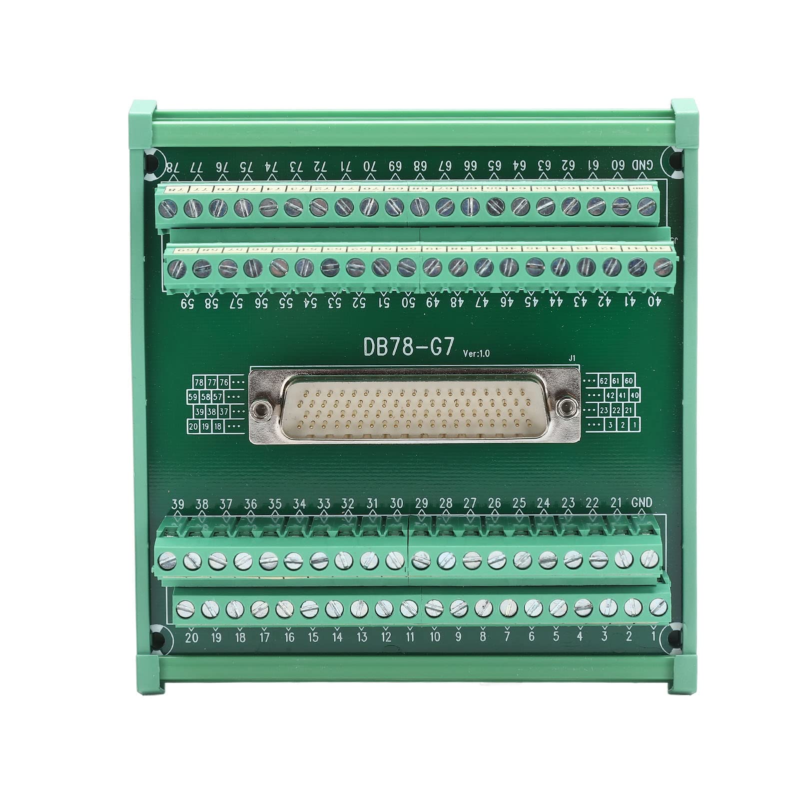 Module de connecteur d'interface compacte de bornier mâle DC 60V