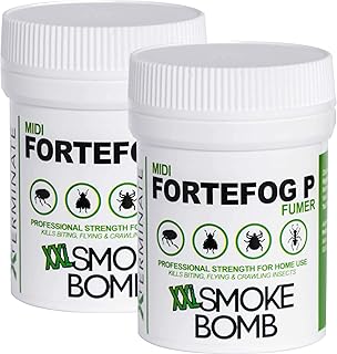 Xterminate XXL 16g Smoke Bomb Fogger Killer For Fleas, Bed bug, Carpet Moths, Cluster Fly, Silverfish, Carpet Beetle Insects (HSE Approved And Tested) (2)